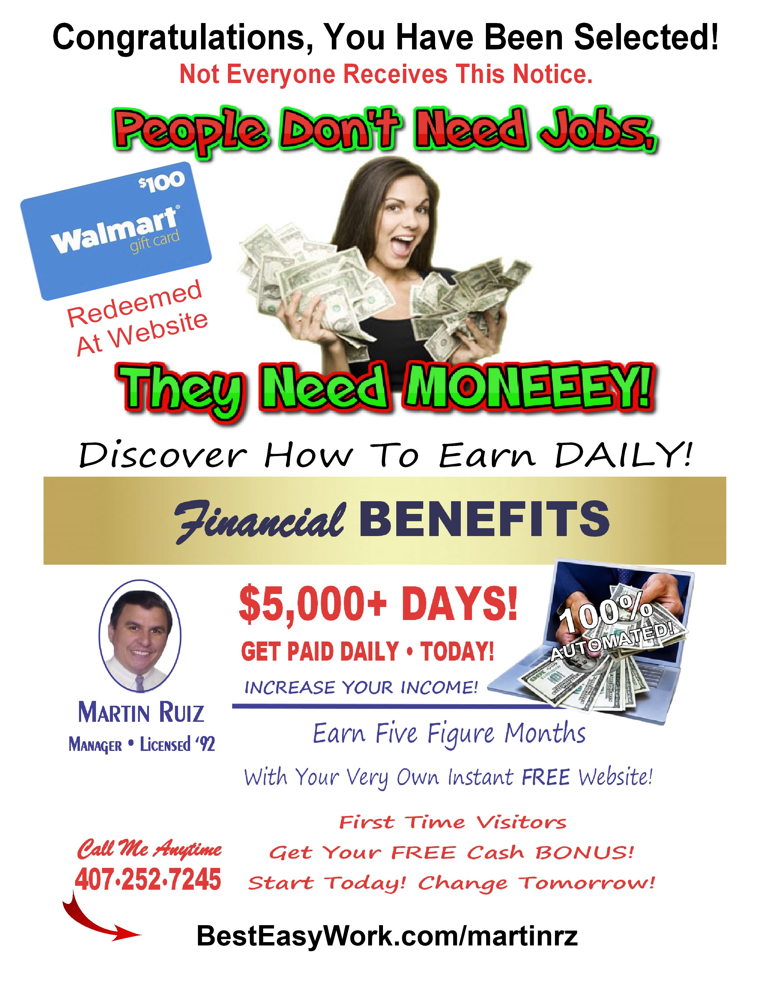 Flyer for martinrz